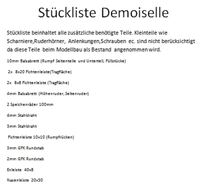 St&uuml;ckliste